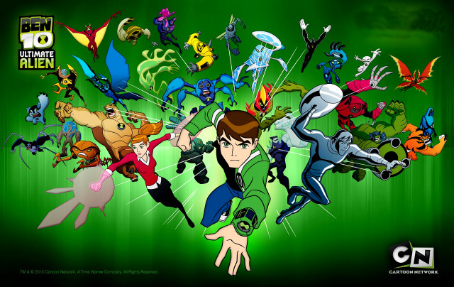 Cartoon character colorful characters surrounding free wallpaper - medium preview image