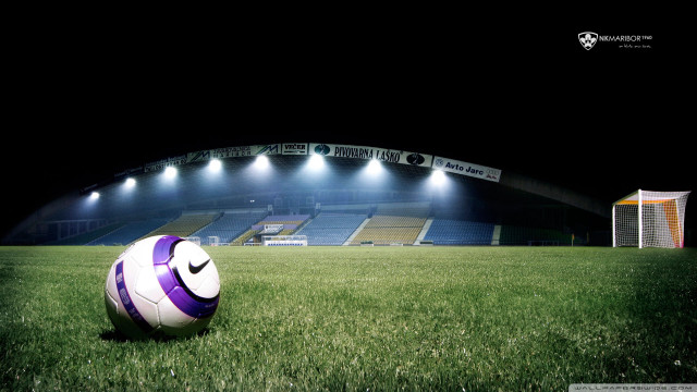 Soccer ball lush green field #5 free wallpaper - medium preview image