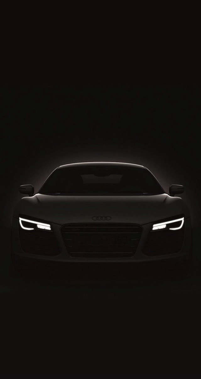 Black sports car dark headlight free wallpaper - medium preview image