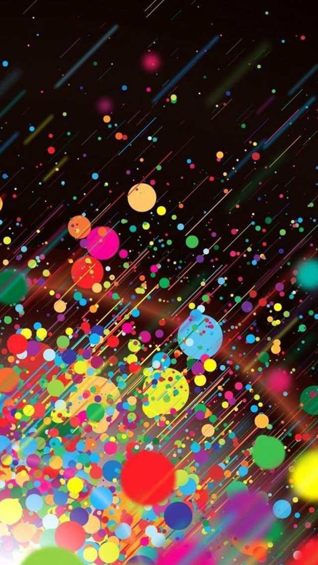 Colorful background circles dots pattern free wallpaper - medium preview image