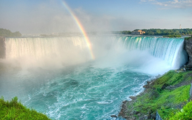 Rainbow waterfall niagara region canada #2 free wallpaper - medium preview image