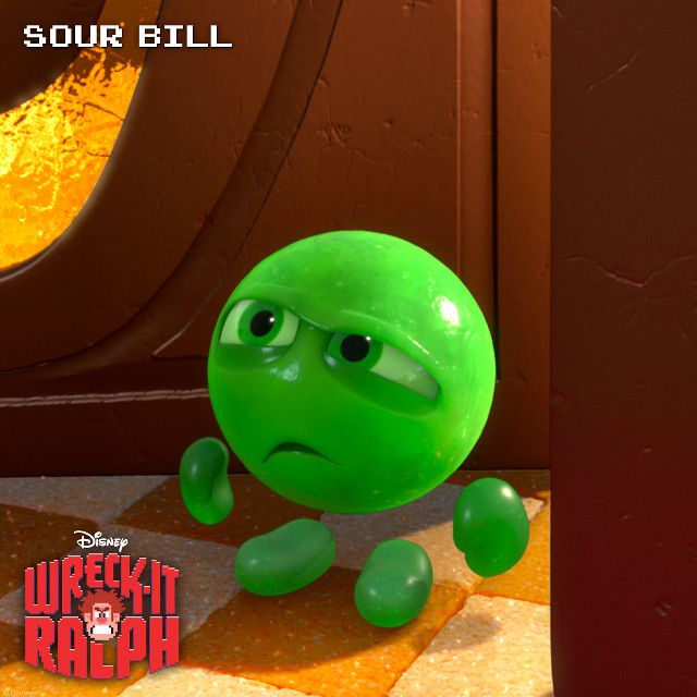 Green ball sad face floor free wallpaper - medium preview image