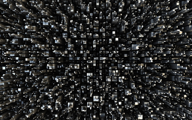 Black white squares pattern background free wallpaper - medium preview image