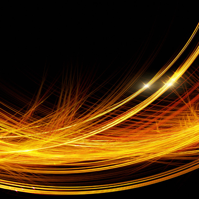 Yellow red swirl black background free wallpaper - medium preview image