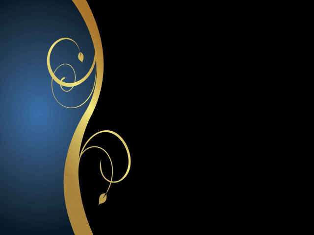 Black gold background swirly design free wallpaper - medium preview image