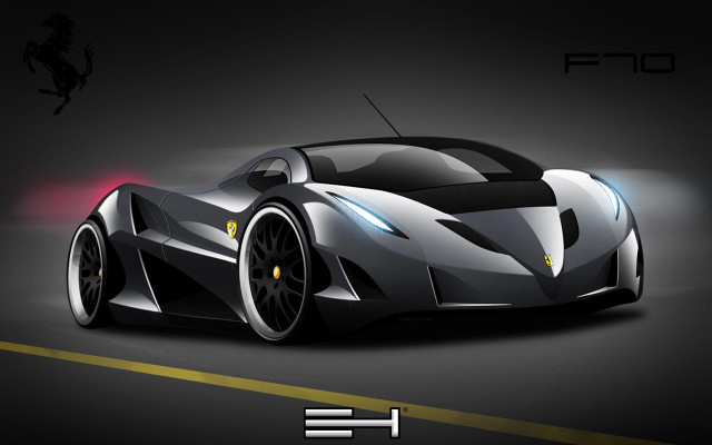 Car yellow stripe black background free wallpaper - medium preview image