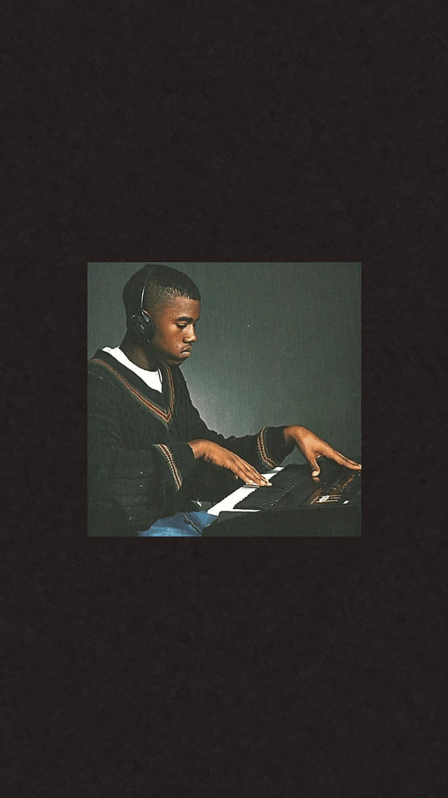 Man piano playing song black free wallpaper - medium preview image