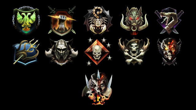 Armor variety black background collection free wallpaper - medium preview image