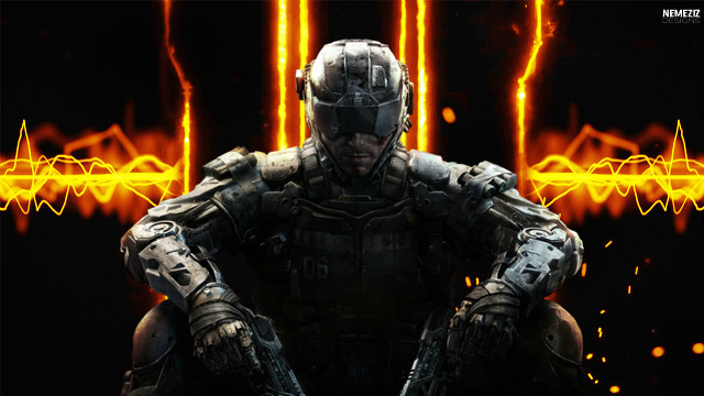 Futuristic man suit gun sound free wallpaper for desktop - medium preview image