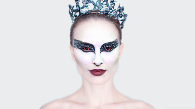 Woman white face black makeup free wallpaper - medium preview image