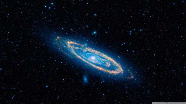 Large blue object dark sky free wallpaper - medium preview image
