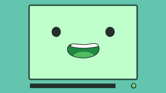 Square face with eyes image free wallpaper - medium preview image