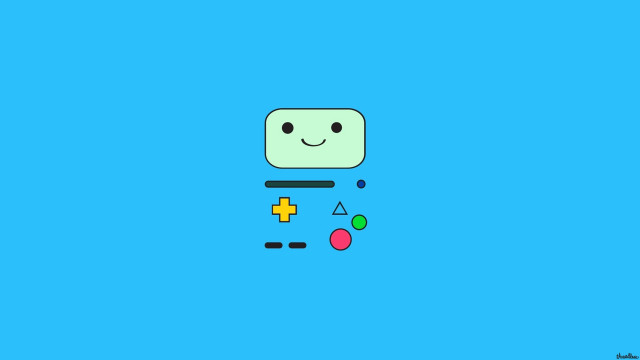 Blue background cartoon character cross free wallpaper - medium preview image
