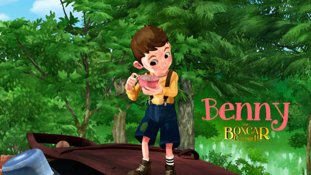 Boy forest pink object book free wallpaper - medium preview image