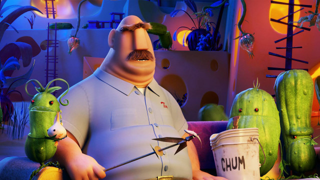 Cartoon character bucket pickles coffee free wallpaper - medium preview image