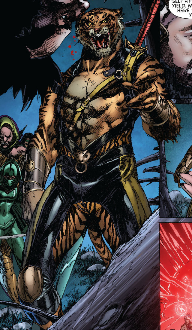 Tiger man armor gun comic free wallpaper - medium preview image