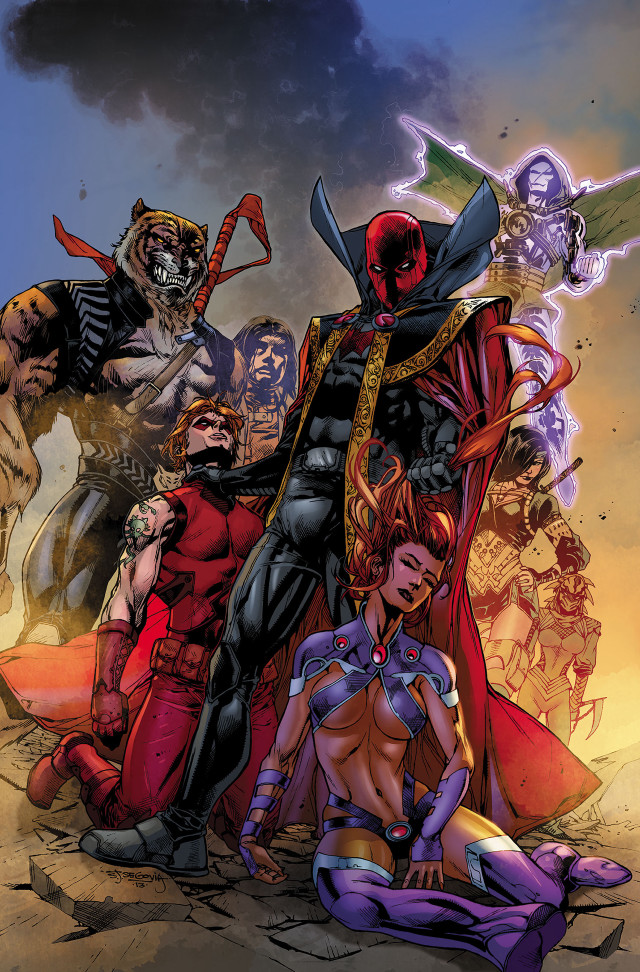Superheroes sky background tiger demon free wallpaper - medium preview image
