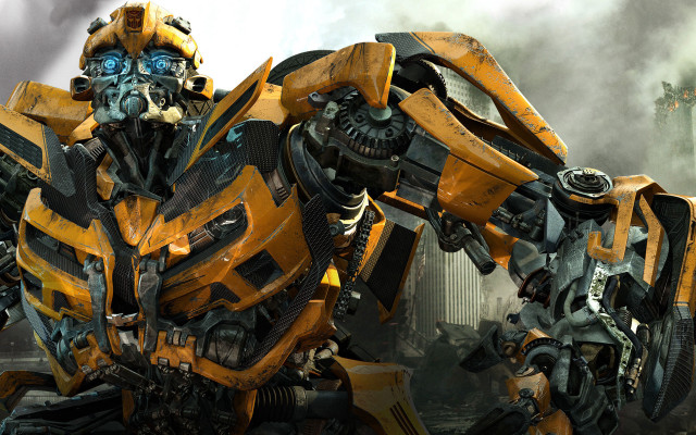 Robot dirt smoke building background free wallpaper - medium preview image