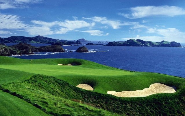 Golf course ocean hills green free wallpaper - medium preview image