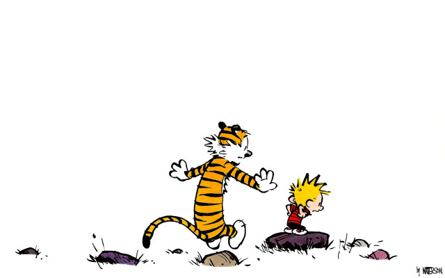 Tiger running person rock background free wallpaper - medium preview image