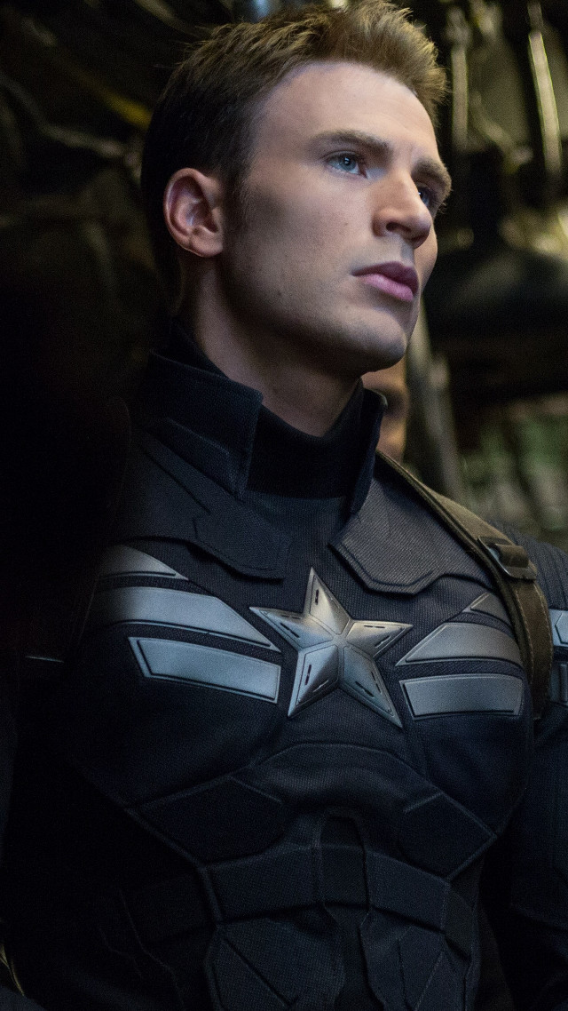 Man black suit star chest free wallpaper - medium preview image