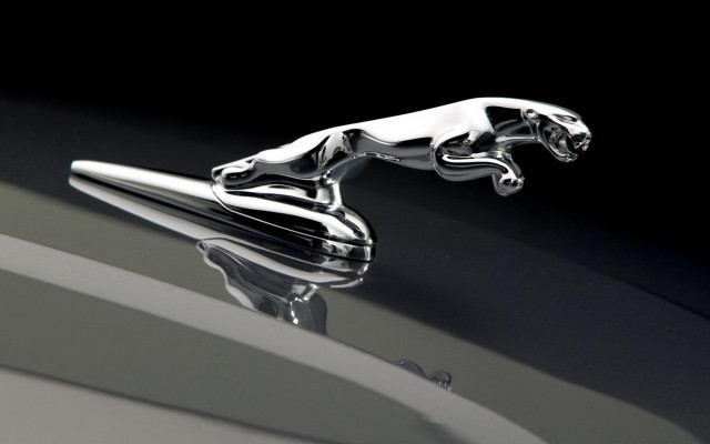 Chrome car emblem black background free wallpaper - medium preview image