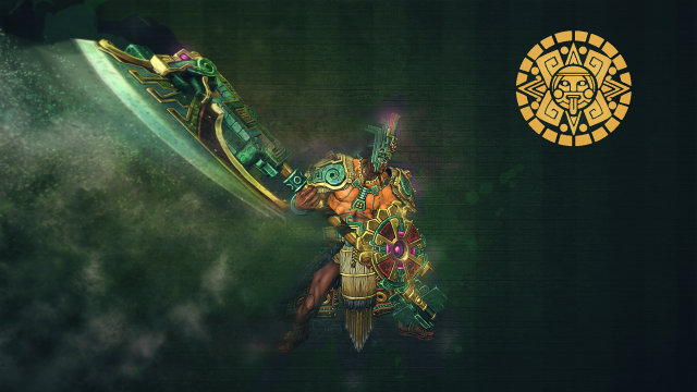Man holding sword shield sun free wallpaper - medium preview image