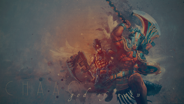 Man holding sword shield demon free wallpaper - medium preview image