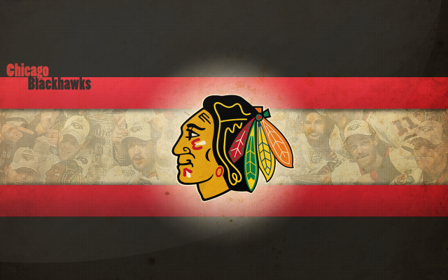 Chicago black hawks logo background free wallpaper - medium preview image