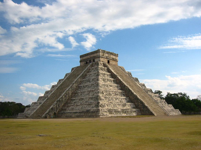 Pyramid field sky clouds background free wallpaper - medium preview image