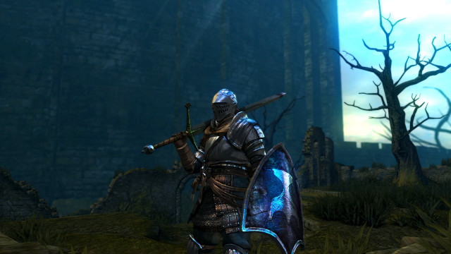 Knight fantasy sword shield glowing #2 free wallpaper - medium preview image