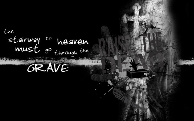 Stairway to heaven grave quote free wallpaper - medium preview image