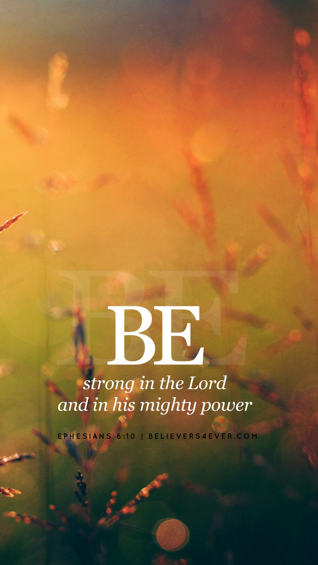Field bible verse strong mighty free wallpaper - medium preview image