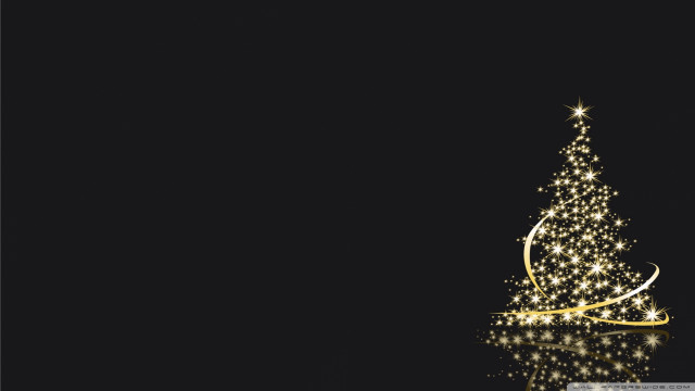 Shiny christmas tree ribbon star free wallpaper - medium preview image