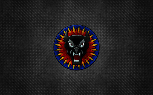 Black panther with a red free wallpaper - medium preview image