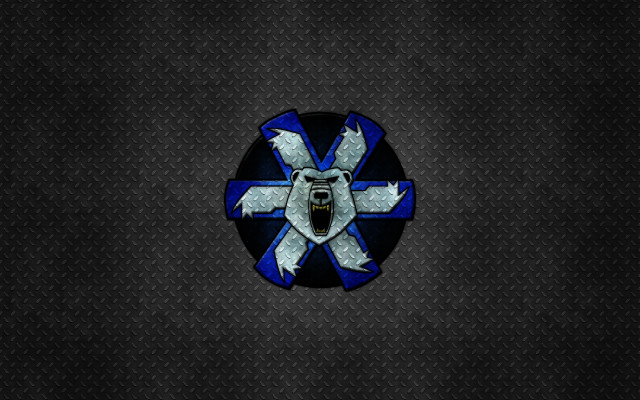 Black background blue white cross free wallpaper - medium preview image