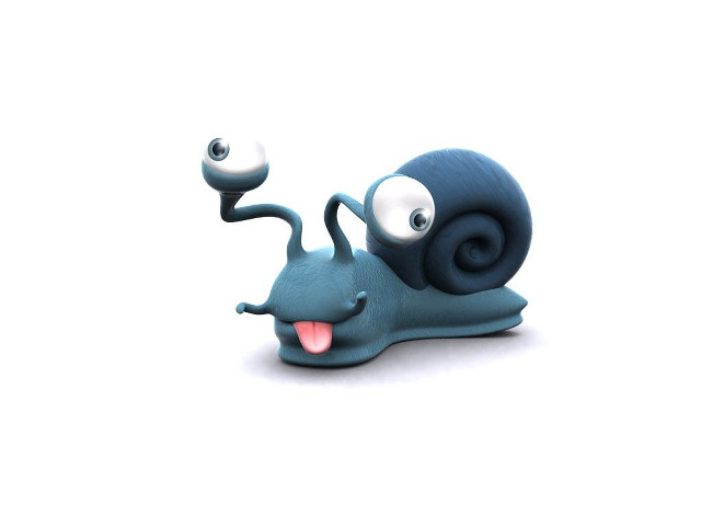 Blue snail smiling eyes happy free wallpaper - medium preview image