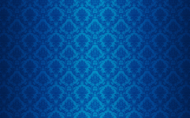 Blue wallpaper floral pattern leaves free wallpaper - medium preview image