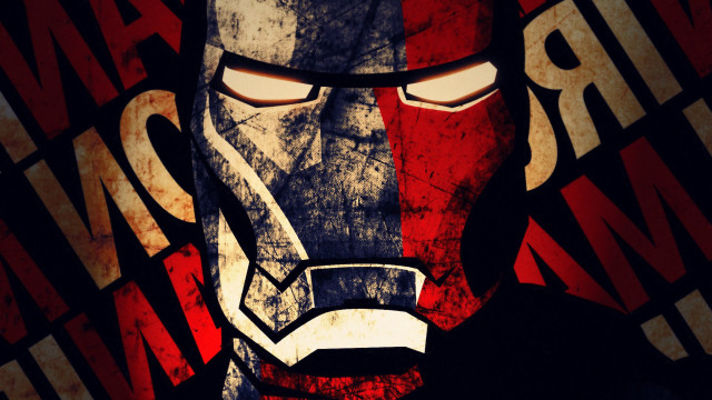 Stylized man helmet flag iron free wallpaper - medium preview image