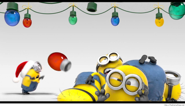 Cartoon character playing ball minion free wallpaper - medium preview image