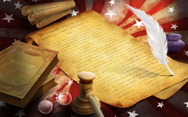 Scroll pen candle book flag free wallpaper - medium preview image