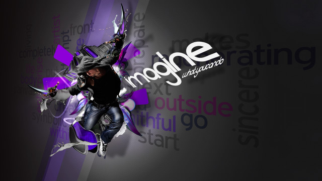 Man motorcycle purple black imagine free wallpaper - medium preview image