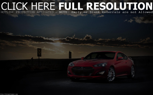Red car parking lot night #7 free wallpaper - medium preview image
