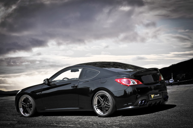 Black sports car cloudy sky #7 free wallpaper - medium preview image