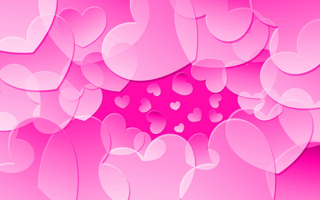 Pink hearts background lyco art free wallpaper - medium preview image