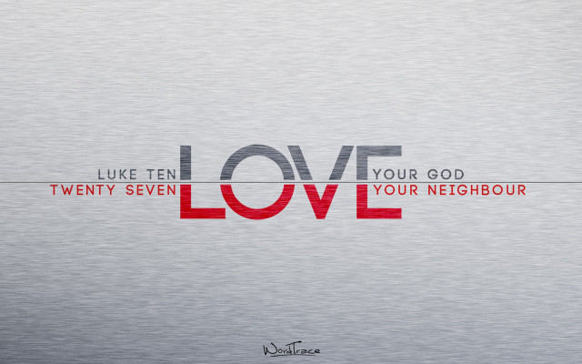 Love metal surface red gray free wallpaper - medium preview image