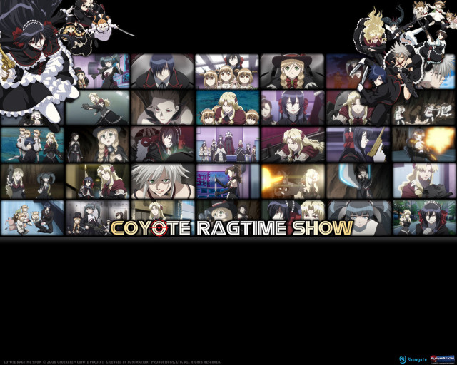 Anime collage characters caption image free wallpaper - medium preview image