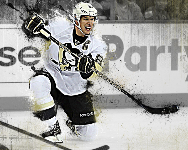 Hockey player running puck smile free wallpaper - medium preview image
