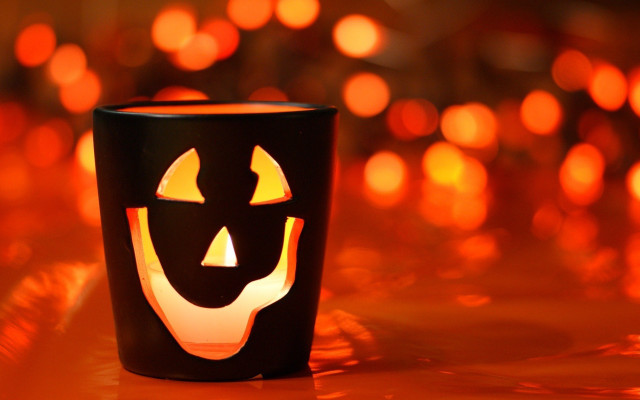 Cup lit face table lights free wallpaper - medium preview image