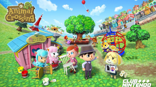 Animal crossing game characters friends free wallpaper - medium preview image